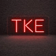 Tau Kappa Epsilon ΤΚΕ LED Neon Sign Celebrating Brotherhood and Commitment