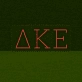 Delta Kappa Epsilon ΔΚΕ LED Neon Sign for Brotherhood Events and Fraternity Decor