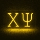 Chi Psi ΧΨ LED Neon Sign Celebrating Brotherhood and Tradition