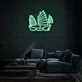 Turtle ship LED neon sign