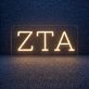 Zeta Tau Alpha ΖΤΑ LED Neon Sign Celebrating Sisterhood and Empowerment