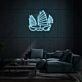 Turtle ship LED neon sign