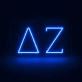 Delta Zeta ΔΖ LED Neon Sign Showcasing Sisterhood and Empowerment