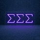 Sigma Sigma Sigma ΣΣΣ LED Neon Sign Showcasing Sisterhood and Sorority Spirit