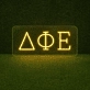 Delta Phi Epsilon ΔΦΕ LED Neon Sign Celebrating Sisterhood and Empowerment