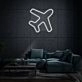 Minimalist Airplane LED Neon Sign