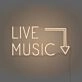 Customize Live Music LED Neon Sign