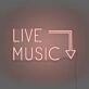 Customize Live Music LED Neon Sign