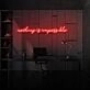 Nothing is impossible LED neon sign