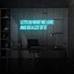 Let's do what we love and do a lot of it LED neon sign lettering