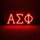 Alpha Sigma Phi ΑΣΦ LED Neon Sign Celebrating Brotherhood and Leadership