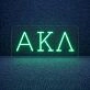 Alpha Kappa Lambda ΑΚΛ LED Neon Sign Celebrating Brotherhood and Values