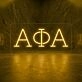 Alpha Phi Alpha ΑΦΑ LED Neon Sign Celebrating Brotherhood and Leadership