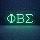 Phi Beta Sigma ΦΒΣ LED Neon Sign Celebrating Culture and Brotherhood