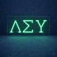 Lambda Sigma Upsilon ΛΣΥ LED Neon Sign Celebrating Brotherhood and Unity
