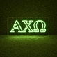 Alpha Chi Omega ΑΧΩ LED Neon Sign Celebrating Sisterhood and Empowerment