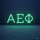 Alpha Epsilon Phi ΑΕΦ LED Neon Sign Celebrating Sisterhood and Empowerment