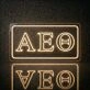 Alpha Epsilon Phi ΑΕΦ LED Neon Sign Celebrating Sisterhood and Unity