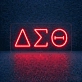 Delta Sigma Theta ΔΣΘ LED Neon Sign Celebrating Sisterhood and Service