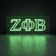 Zeta Phi Beta ΖΦΒ LED Neon Sign Celebrating Sisterhood and Scholarship