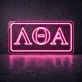 Lambda Theta Alpha ΛΘΑ LED Neon Sign Celebrating Sisterhood and Culture