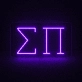 Sigma Nu ΣΝ LED Neon Sign Celebrating Brotherhood and Honor