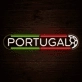 Portugal Soccer LED Neon Sign Portuguese Football Neon Light Wall Decor for Sports Bar Game Room