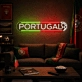 Portugal Soccer LED Neon Sign Portuguese Football Neon Light Wall Decor for Sports Bar Game Room