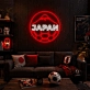 Japan Mount Fuji Soccer LED Neon Sign Japanese Football Neon Light Wall Decor for Sports Bar Game Room