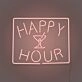 Customize Happy Hour LED Neon Sign