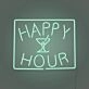 Customize Happy Hour LED Neon Sign