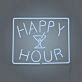 Customize Happy Hour LED Neon Sign