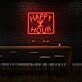 Customize Happy Hour LED Neon Sign