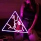 Couple Kissing Aesthetic LED Light Sign