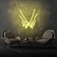 Intertwined Little Finger Aesthetic Neon Light
