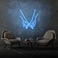 Intertwined Little Finger Aesthetic Neon Light
