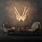 Intertwined Little Finger Aesthetic Neon Light