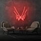 Intertwined Little Finger Aesthetic Neon Light