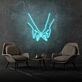 Intertwined Little Finger Aesthetic Neon Light