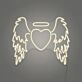Angel Heart LED Neon Sign