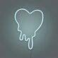 Melting Heart Custom Neon Lights