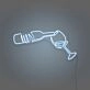 Wine Poured To Glass Neon Lights