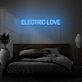 Electric Love Neon Lettering