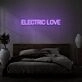 Electric Love Neon Lettering