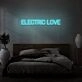 Electric Love Neon Lettering