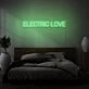 Electric Love Neon Lettering