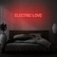 Electric Love Neon Lettering
