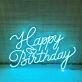 Happy Birthday Neon Sign