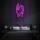 Two holding hands LED neon sign