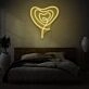 Doodle heart LED neon sign